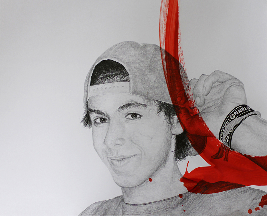Young & reckless Ripper: Katranas | Pencil and acrylic on paper | 62x50 cm